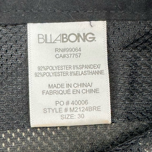 Billabong For Land and Water NWT Men’s Platinum Stretch Shorts Size 30 - Picture 11 of 15